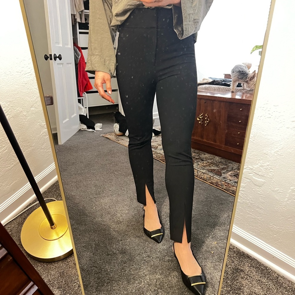 Chic Black High-Waisted Pants
